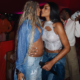 Ludmilla e Brunna revelam sexo do bebe em festa de