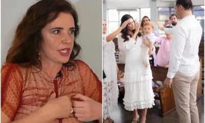Luma de Oliveira nao vai ao batismo do proprio neto