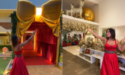 Luxo Maira Cardi mostra detalhes de sua mansao decorada para