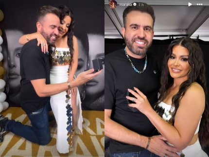 Maraisa é pedida em casamento pela 3ª vez por Fernando Mocó e ganha nova aliança 31 Maraisa e pedida em casamento pela 3a vez por Fernando