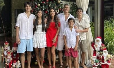 Marcio Garcia surge em momento especial com a familia para