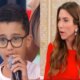 Menino agradece a Globo apos ganhar premio no SBT Patricia