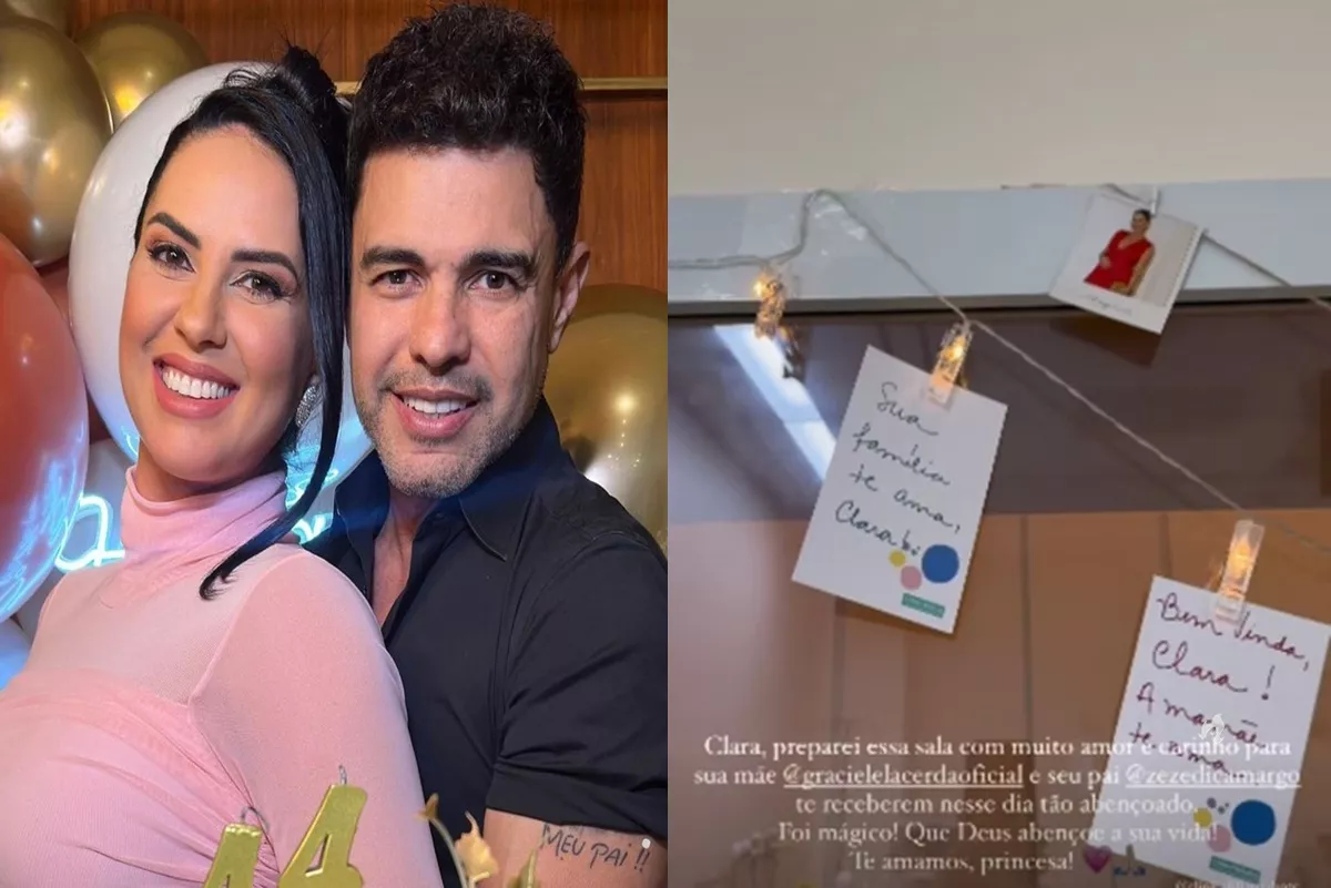 Nasce Clara filha de Zeze Di Camargo e Graciele