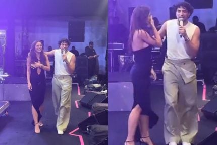 Nattan chama Rafa Kalimann para palco e se declara durante