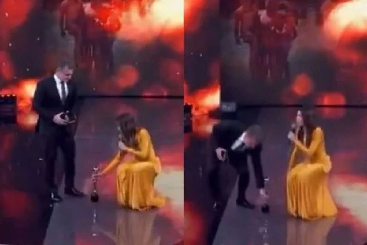 No Domingão, Luciano Huck reage ao ver Patrícia Abravanel colocar troféu no chão e cena dá o que falar: ‘Ah não…’ 33 No Domingao Luciano Huck reage ao ver Patricia Abravanel colocar