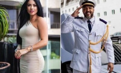 Nova namorada de Belo, Rayane Figliuzzi curte show do cantor durante cruzeiro