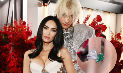 O amor dói…literalmente! Megan Fox enfrenta desafio para tirar anel de noivado cravado no dedo