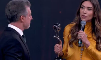 Patricia Abravanel revela ter recebido ligacao de Huck apos premio