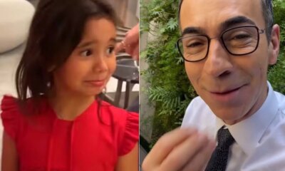 Presente de Natal desagrada filha de Cesar Tralli e ele