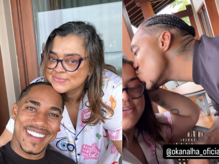 Preta Gil recebe a visita de O Kannalha e ganha beijo do affair 31 Preta Gil recebe a visita de O Kannalha e ganha beijo do affair
