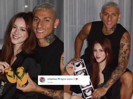 Richarlison vai ser pai! Namorada do jogador anuncia gravidez: “Agora somos 3” 31 Richarlison vai ser pai! Namorada do jogador anuncia gravidez: “Agora somos 3”