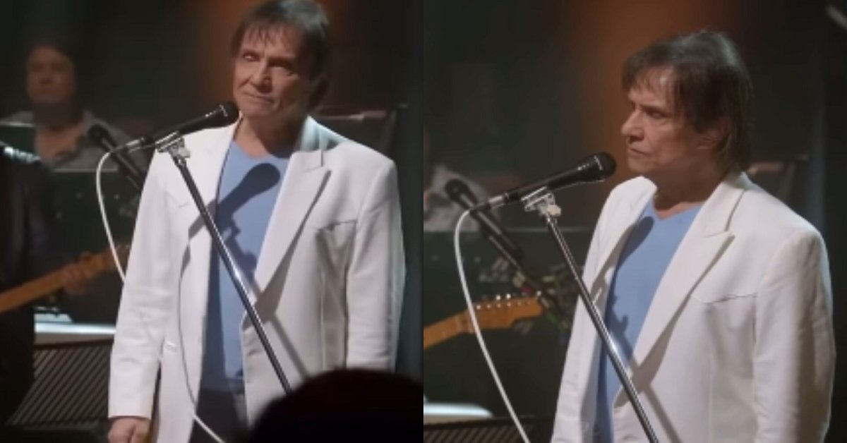 Roberto Carlos se irrita em show e ameaça parar apresentação: 'Saiam daí' 31 Roberto Carlos se irrita em show e ameaca parar apresentacao