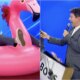 Rodrigo Faro recebe boia de presente no Amigo Secreto da