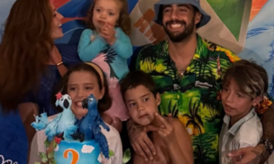 Scooby reune filhos para celebrarem 2 anos da cacula que