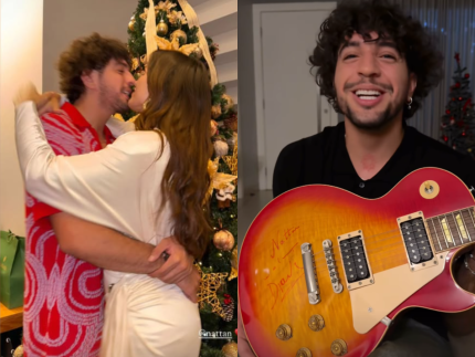 Surpresa! Rafa Kalimann presenteia Nattanzinho com guitarra autografada por Djavan 31 Surpresa Rafa Kalimann presenteia Nattanzinho com guitarra autografada por Djavan