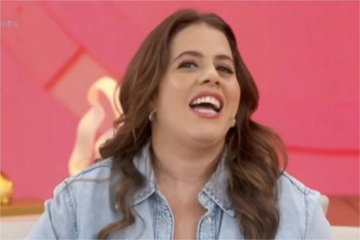 Tati Machado revela o nome e o sexo de seu primeiro bebê ao vivo no Encontro 31 Tati Machado revela o nome e o sexo de seu