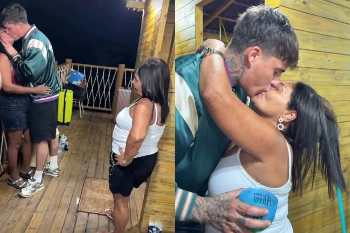 Tiago Ramos surge em clima de pegação com duas idosas no reality Rancho do Maia 31 Tiago Ramos surge em clima de pegacao com duas idosas