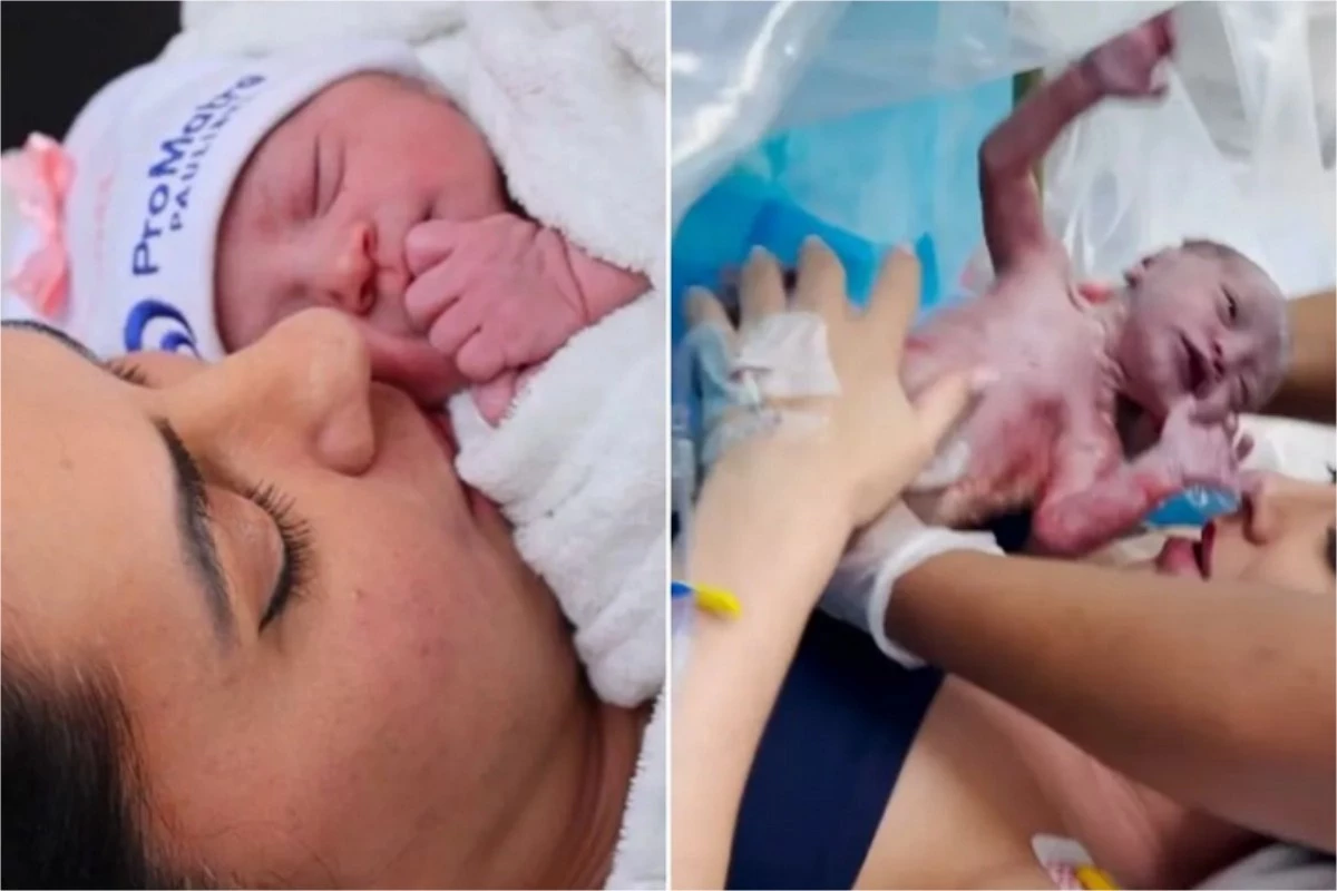 Vídeo: Graciele e Zezé postam vídeo do parto da primeira filha do sertanejo e emocionam os fãs 31 Video Graciele e Zeze postam video do parto da primeira
