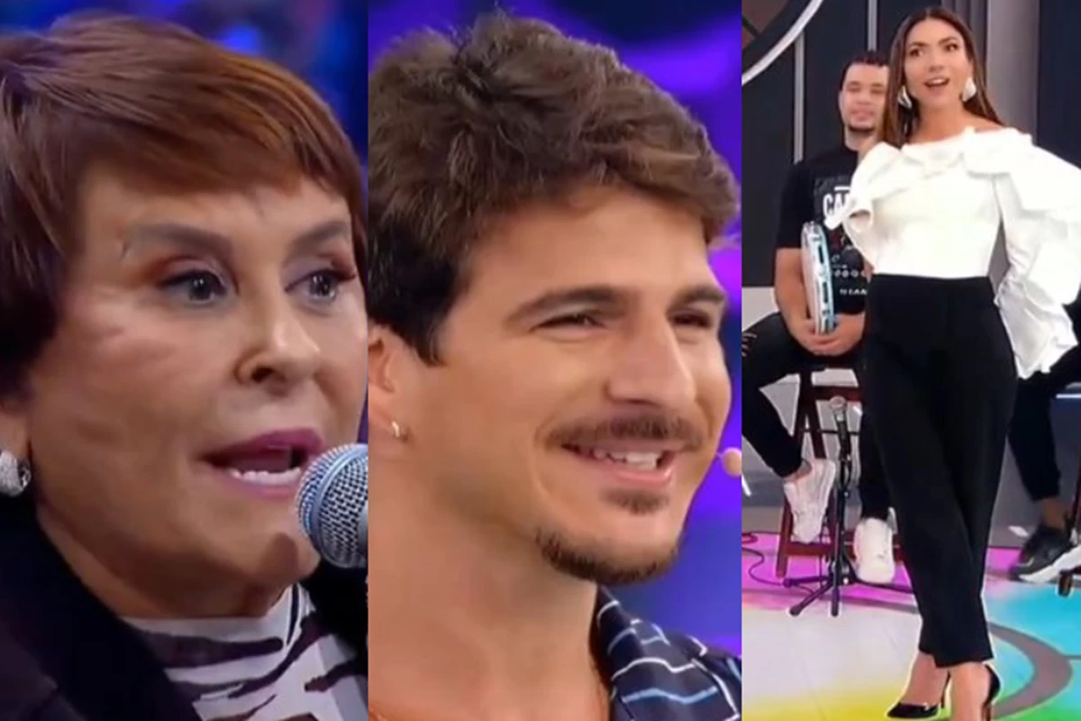 Vídeo: Márcia Sensitiva pega Patrícia Abravanel de surpresa e faz ela reparar em parte do corpo de cantor 31 Video Marcia Sensitiva pega Patricia Abravanel de surpresa e faz