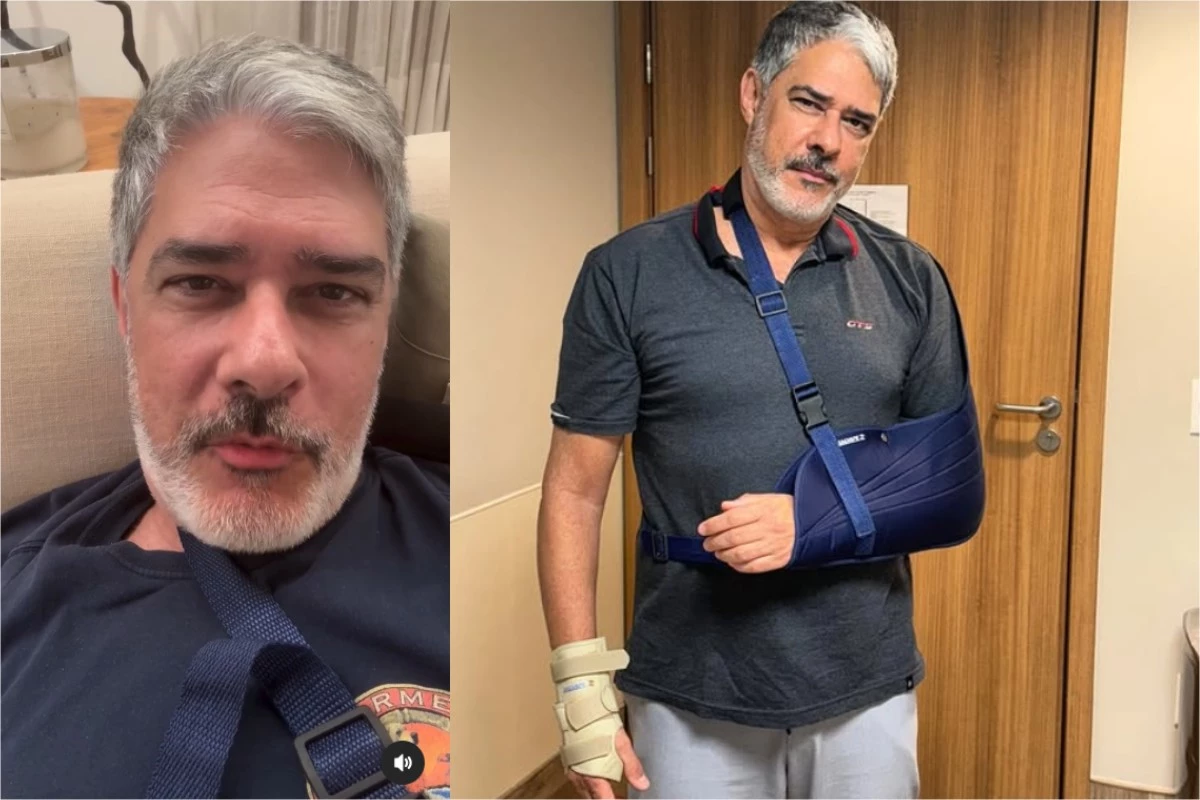 Vídeo: William Bonner sofre acidente, explica o que houve e Cesar Tralli se manifesta 31 Video William Bonner sofre acidente explica o que houve e