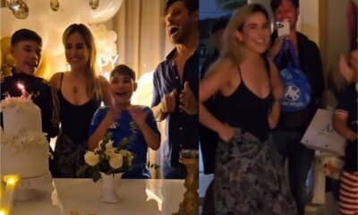 Video aos 42 anos Wanessa Camargo ganha primeira festa surpresa
