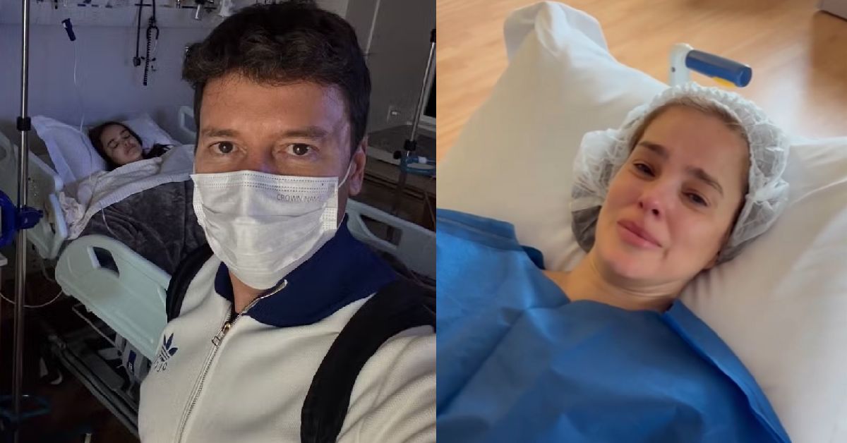 Video comovente mostra despedida da esposa de Rodrigo Faro antes