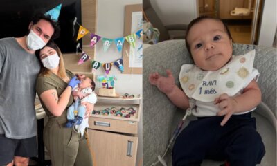 Viih Tube celebra primeiro mes do filho Ravi com momentos