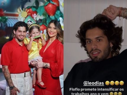 Virginia e Zé Felipe brincam após Leo Dias eleger Floflô a bebê do ano 31 Virginia e Ze Felipe brincam apos Leo Dias eleger Floflo