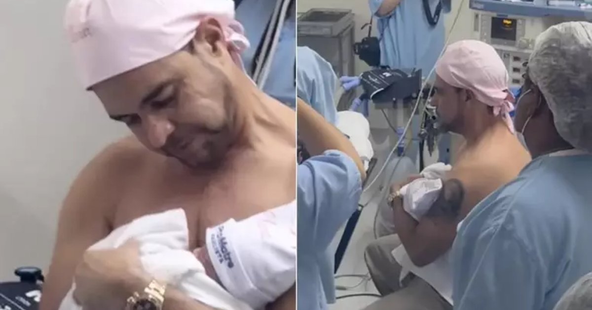 Zezé di Camargo é flagrado em momento especial com a filha recém-nascida e foto comove: 'Iluminou nossas vidas' 31 Zeze di Camargo e flagrado em momento especial com a