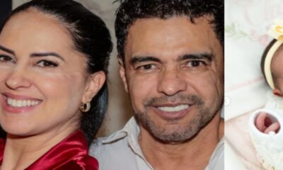 Zeze posta rostinho completo da filha pela 1a vez e