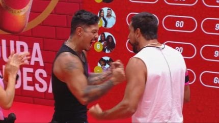Gabriel e Maike vencem 1ª prova do anjo do BBB25 e colocam irmãos Hypolito no monstro 31 1737235995 Gabriel e Maike vencem 1a prova do anjo do BBB25