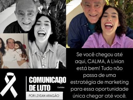 Após foto de luto, Lívian Aragão diz ter sido hackeada 31 1737842093 Apos foto de luto Livian Aragao diz ter sido hackeada