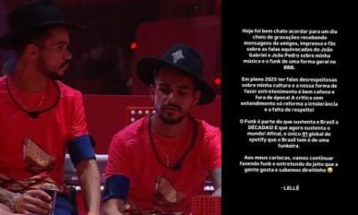 1737848321 Gemeos sertanejos do BBB25 detonam o funk Isso nao e