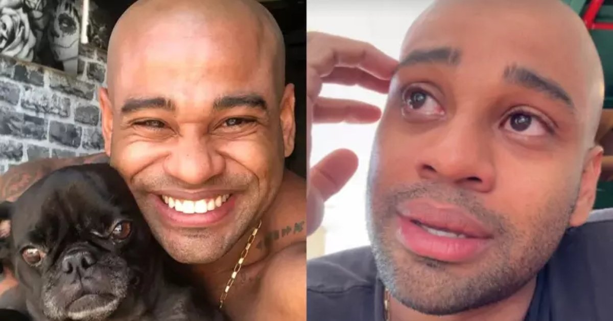 Abalado, ex-BBB Cezar Black faz comunicado sobre seu cachorro: 'Notícia triste' 31 Abalado ex BBB Cezar Black faz comunicado sobre seu cachorro Noticia