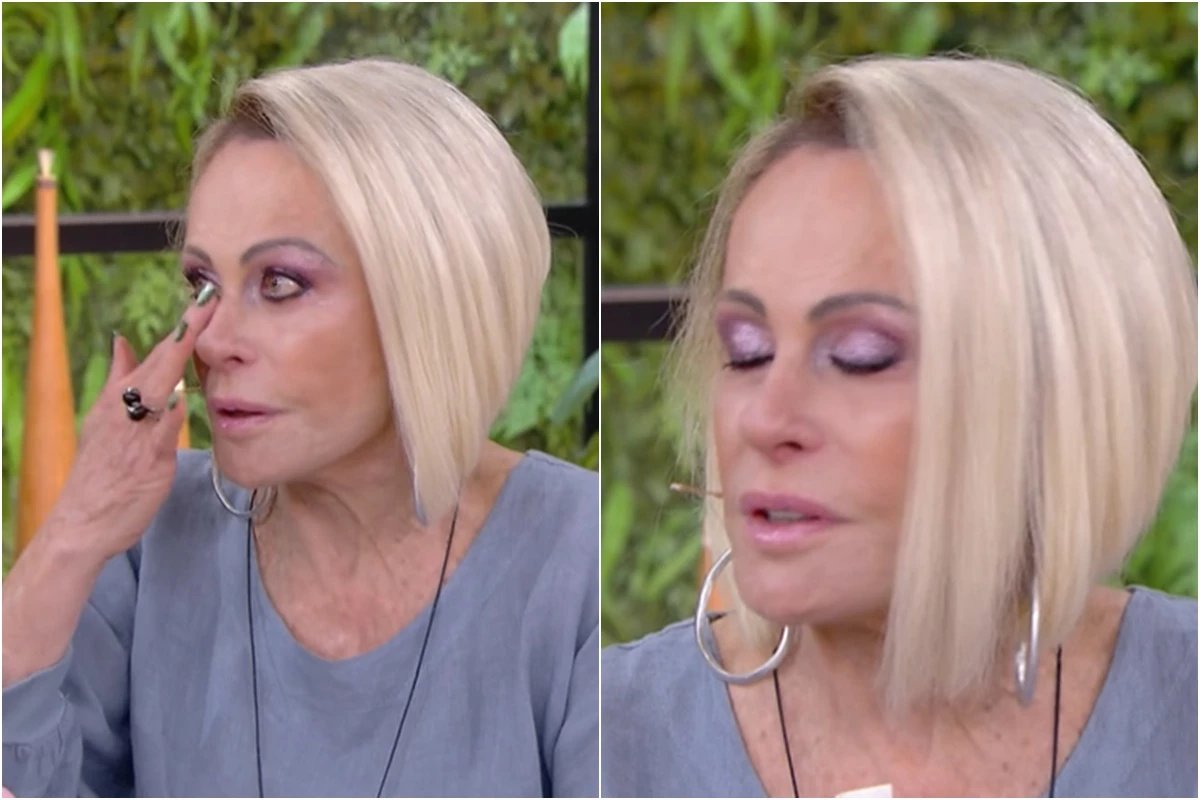 Ana Maria Braga interrompe Mais Voce as pressas e chora