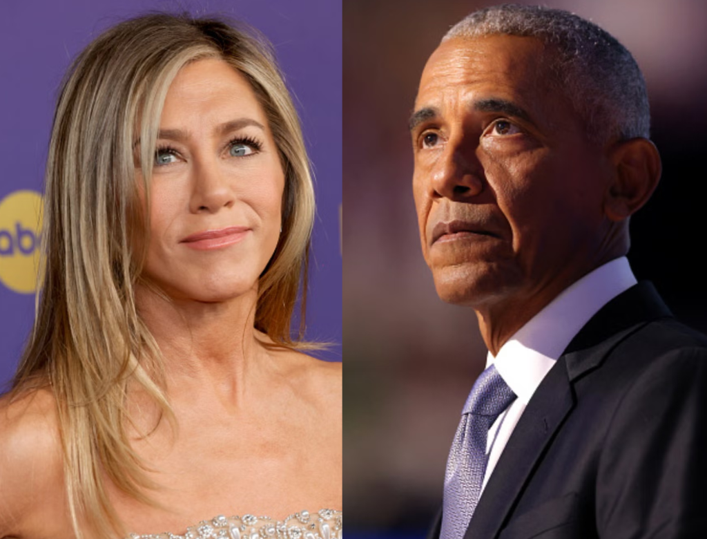 Barack Obama estaria vivendo um affair com Jennifer Aniston; entenda! 35 Jennifer Aniston E Barack Obama (foto Reprodução Redes Sociais)