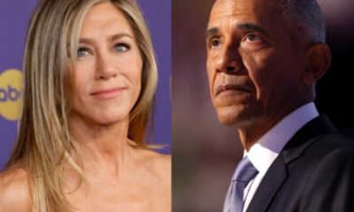 Boatos de romance entre Obama e Aniston crescem apos ausencia