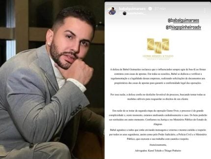 Defesa de Babal Guimarães se manifesta após operação: “Sempre agiu de boa fé” 31 Defesa de Babal Guimaraes se manifesta apos operacao Sempre agiu