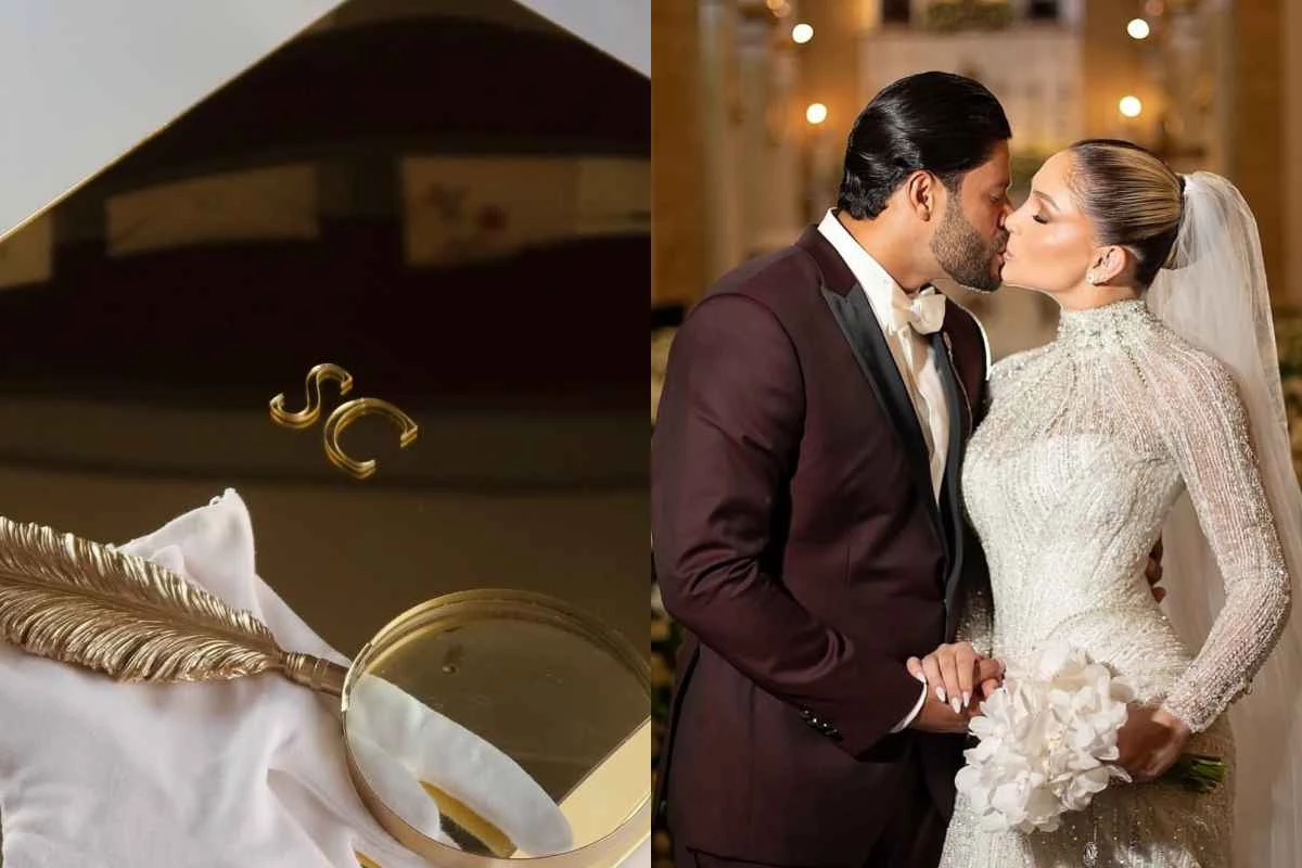Detalhe do convite de casamento de Hulk e Camila Ângelo não passa despercebido e chama atenção: ‘Motivo que Deus teve…’ 33 Detalhe do convite de casamento de Hulk e Camila Angelo