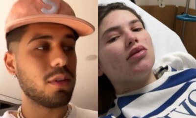 Essa foi a reacao de Ze Felipe apos Virginia Fonseca