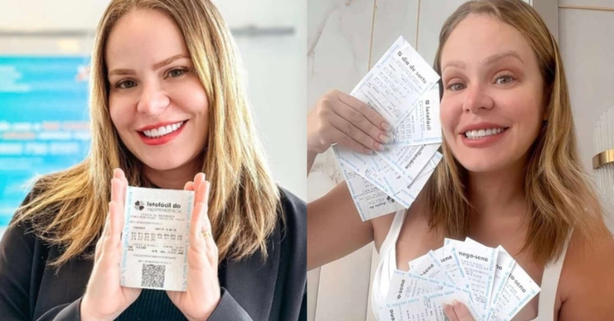 Ex BBB Paulinha Leite leva bolada da Mega da Virada
