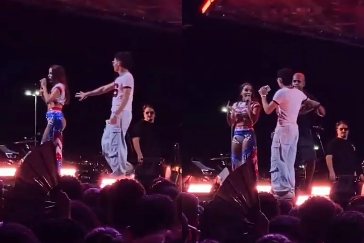 Fã invade palco e Anitta acaba com ele: ‘eu fico com ódio, com vontade de bater’ 31 Fa invade palco e Anitta acaba com ele ‘eu fico