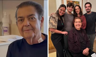 Faustao esta internado desde dezembro em hospital de SP e