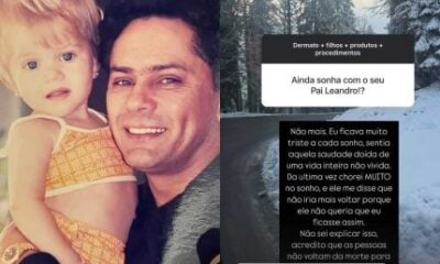 Filha de Leandro detalha experiencia paranormal com o pai Nao