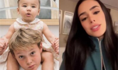 Filhos de Neymar estao doentes e Bruna Biancardi revelou alguns
