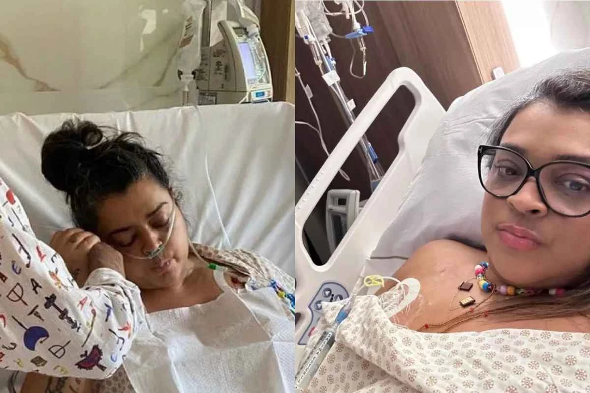 Internada, Preta Gil surge deitada em cama de hospital e expõe estado de saúde: ‘Sigo aqui minha batalha’ 33 Foto de maos dadas Preta Gil e o pai Gilberto