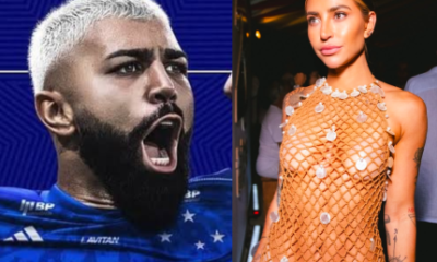 Gabigol curte Reveillon com modelo em meio a reconciliacao com