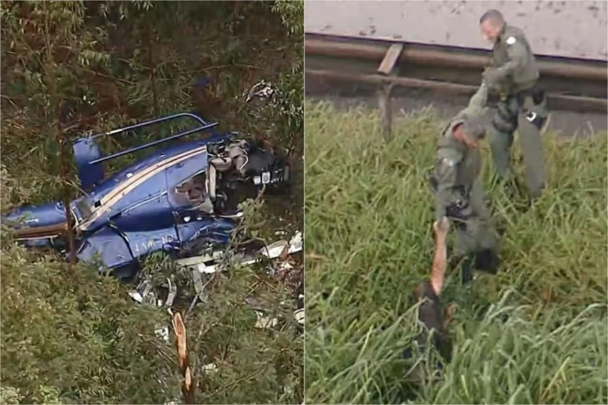 Globo mostra imagem de criança sendo resgatada após queda de helicóptero em São Paulo 31 Globo mostra imagem de crianca sendo resgatada apos queda de