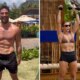 Grazi Massafera aparece treinando com gala em Fernando de Noronha