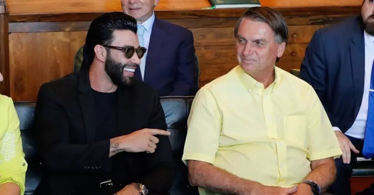 Gusttavo Lima teria se incomodado com piada feita por Bolsonaro sobre sua candidatura 30 Gusttavo Lima teria se incomodado com piada feita por Bolsonaro
